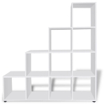 Libreria / Scaffale Espositore a Scala 142 cm Bianco