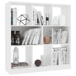 Libreria Bianca 97,5x29,5x100 cm in Legno Multistrato