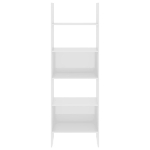 Libreria Bianco Lucido 60x35x180 cm in Truciolato