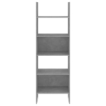 Libreria Grigio Cemento 60x35x180 cm in Legno Multistrato