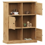 Libreria VIGO 90x35x114,5 cm in Legno Massello di Pino