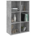 Libreria/Credenza Grigio Cemento 66x30x97,8cm Legno Multistrato