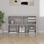 Libreria/Credenza Grigio Sonoma 50x25x80 cm Legno Multistrato