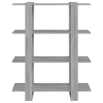 Libreria/Divisorio Grigio Sonoma 100x30x123,5 cm
