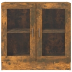 Mobile Vetrina Rovere Fumo 82,5x30,5x80 cm Legno Multistrato