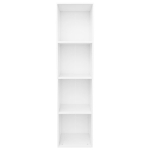 Libreria / Mobile TV Bianco 36x30x143 cm in Legno Multistrato