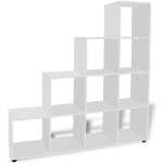 Libreria / Scaffale Espositore a Scala 142 cm Bianco