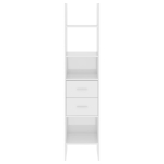 Libreria Bianco Lucido 40x35x180 cm in Truciolato