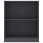 Libreria Grigia 60x24x74,5 cm in Legno Multistrato