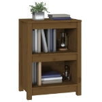 Libreria Marrone Miele 50x35x68 cm in Legno Massello di Pino