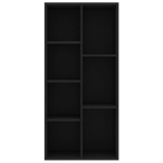 Libreria Nera 50x25x106 cm in Truciolato