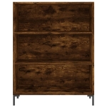 Libreria Rovere Fumo 69,5x32,5x90 cm in Legno Multistrato