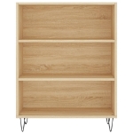 Libreria Rovere Sonoma 69,5x32,5x90 cm in Legno Multistrato