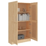 Libreria Rovere Sonoma 82,5x30,5x150 cm in Truciolato