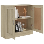 Libreria Rovere Sonoma 82,5x30,5x80 cm in Truciolato