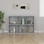 Libreria/Credenza Grigio Cemento 66x30x97,8 cm in Truciolato