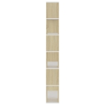 Libreria/Divisorio Rovere Sonoma 80x24x186 cm in Truciolato