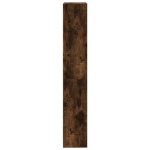 Libreria a 4 Ripiani Rovere Fumo 40x24x143 cm Legno Multistrato
