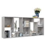 Libreria Grigio Cemento 67x24x161 cm in Truciolato