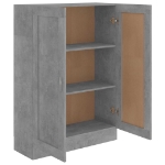 Libreria Grigio Cemento 82,5x30,5x115 cm in Truciolato