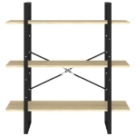 Libreria Rovere Sonoma 100x30x105 cm in Truciolato