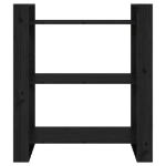 Libreria/Divisorio Bianco 80x35x91 cm Legno Massello di Pino
