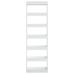 Libreria/Divisorio Bianco Lucido 60x30x198 cm