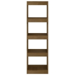 Libreria/Divisorio Miele 40x30x135,5 cm Legno Massello di Pino