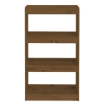 Libreria/Divisorio Miele 60x30x103,5 cm Legno Massello di Pino