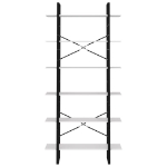 Scaffale Alto Bianco 100x30x210 cm in Legno Multistrato