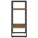 Libreria a 2 Ripiani Marrone 40x30x70 cm in Massello di Pino