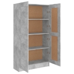 Libreria Grigio Cemento 82,5x30,5x150 cm in Truciolato