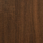 Libreria Rovere Marrone 98x30x98 cm