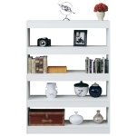 Libreria/Divisorio Bianco 100x30x135 cm