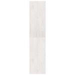 Libreria/Divisorio Bianco 40x30x135,5 cm Legno Massello di Pino