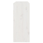 Libreria/Divisorio Bianco 80x30x71,5 cm Legno Massello di Pino