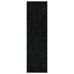 Libreria/Divisorio Nero 100x30x103 cm in Legno Massello di Pino