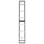 Scaffale Portaoggetti Bianco 60x30x210 cm in Legno Multistrato