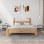 Comodini 2 pz Grigio Cemento 50x46x50 cm in Legno Multistrato