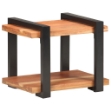 Comodino 50x40x40 cm in Legno Massello di Acacia