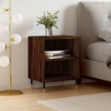 Comodino Rovere Marrone 40x30x50 cm in Legno Multistrato