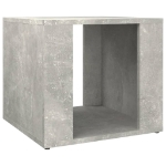 Comodino Grigio Cemento 41x40x36 cm in Legno Multistrato