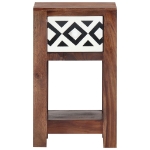 Comodino 30x30x50 cm in Legno Massello di Sheesham