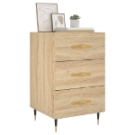 Comodino Rovere Sonoma 40x40x66 cm in Legno Multistrato