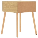 Comodini 2 pz Rovere Sonoma 40x40x56 cm in Truciolato