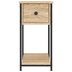 Comodino Rovere Sonoma 30x60x60 cm in Legno Multistrato