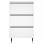 Comodini 2 pz Bianchi 40x35x69 cm in Legno Multistrato