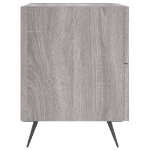 Comodino Grigio Sonoma 40x35x47,5 cm in Legno Multistrato