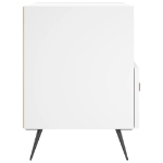 Comodino Bianco 40x35x47,5 cm in Legno Multistrato