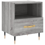 Comodini 2 pz Grigio Sonoma 40x35x47,5 cm in Legno Multistrato